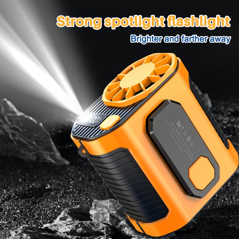 Portable Waist Clip Fan, 5000 mAh Cool Clip Fan Under Shirt,