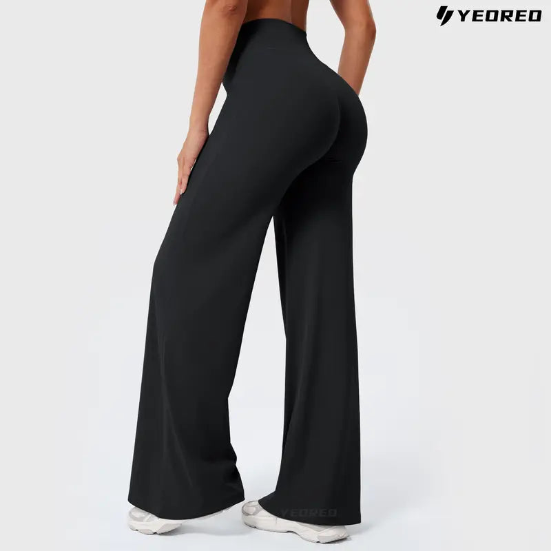 YEOREO Eddiy Leggings High-Waist Straight-Leg No Front Seam Buttery Soft Gym Yoga Pants