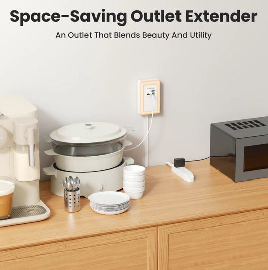 Extender for Outlet - Surge Protector Outlet Extender Cover
