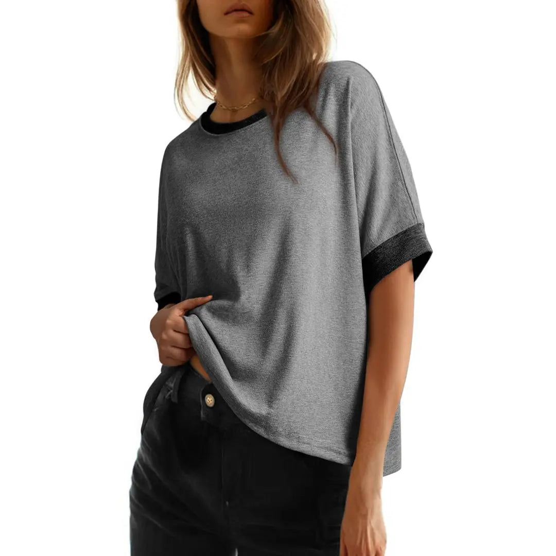 Dokotoo Women's Top Loose Oversized Basic Tee [2 Pack]