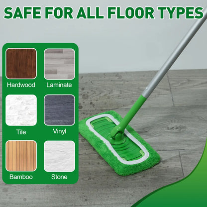 4Pcs Microfiber Mop Pads Compatible with Swiffer Sweeper Mop Wet
