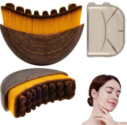 Lymphatic Contour Face Brush for Jawline & Chin Sculpting