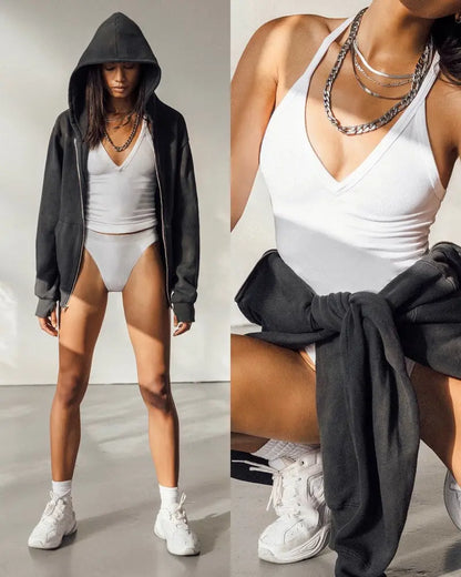 V Neck Racer Back Tank Top (2 Pack)