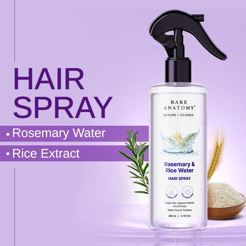 Nature x Science Rosemary Water with Rice Water |100% Natural Extract |