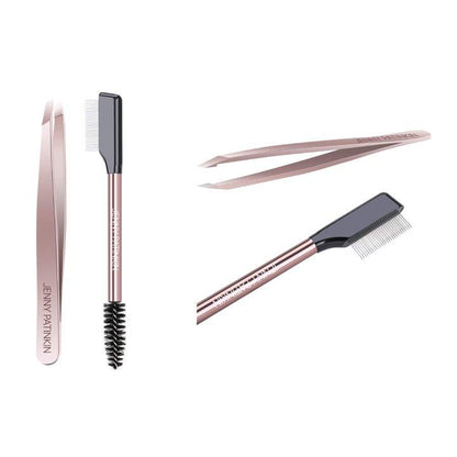 The Big Reveal Touch Up Tools for Lashes and Brows Set of Tweezers