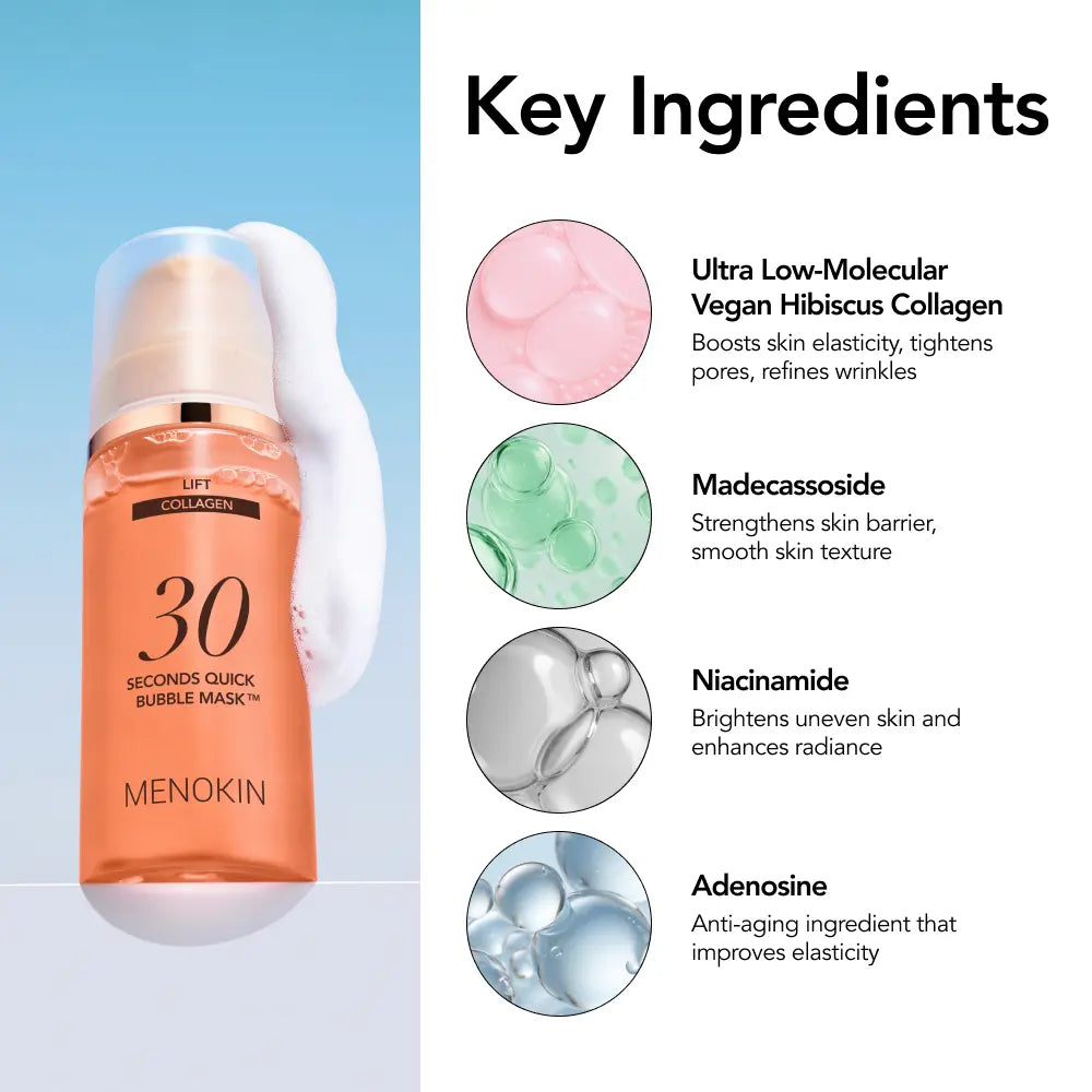 30 Seconds Micro-Bubble Mask, Korean Glass Skin Care Essential