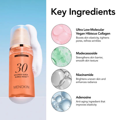 30 Seconds Micro-Bubble Mask, Korean Glass Skin Care Essential