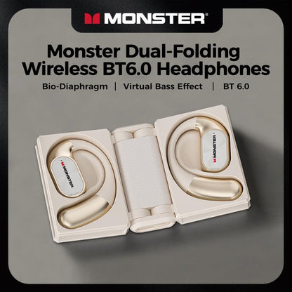 Monster Ear Buds - with Zero‑Gravity Titanium Ear‑Hook Design.