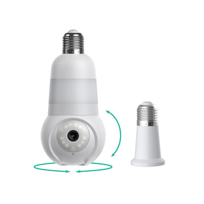 Luna Light Bulb Security Cam -2K 2.4GHz/5GHz WiFi, Indoor Outdoor Surveillance Monitoring Camera