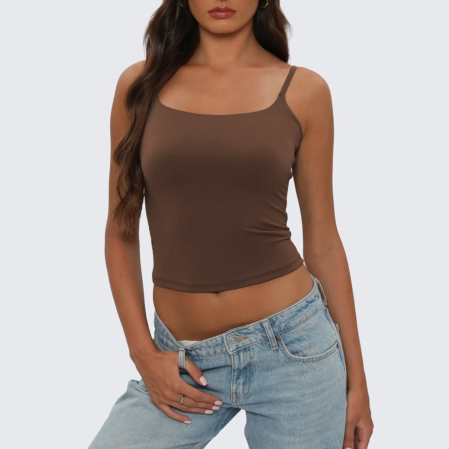 (2 Pack) Tournesol Women Tank Top Casual Sexy Chic Versatile Sleeveless Tops