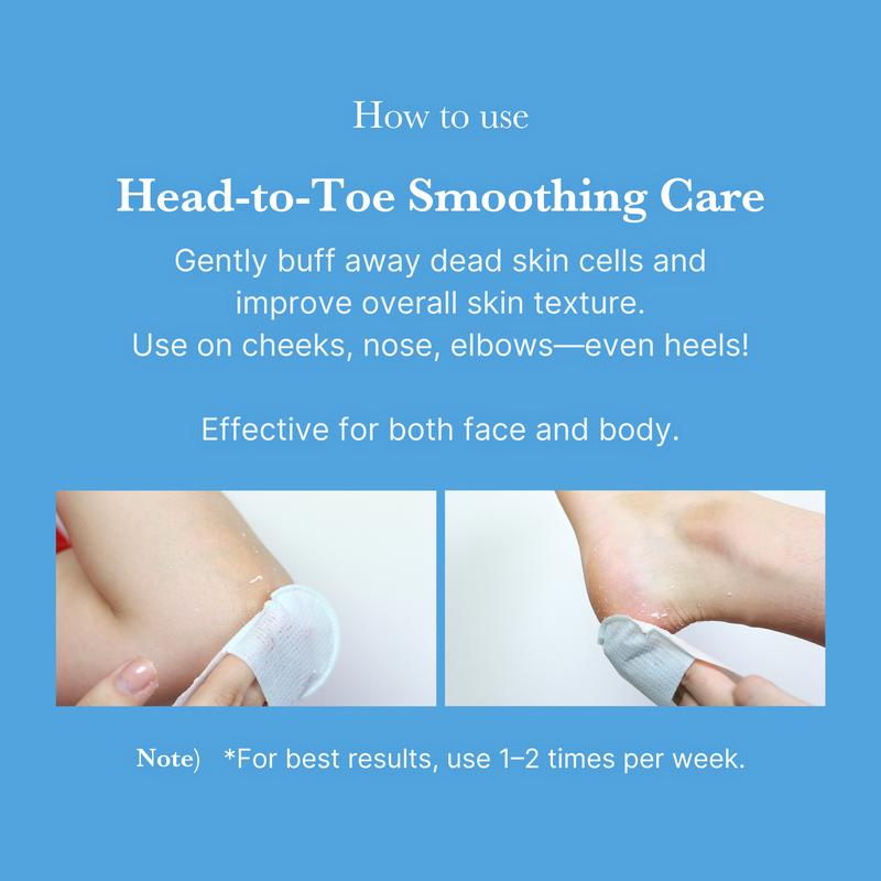 Body Gommage Exfoliating Pad 8ea for bumpy skin flaky skin body scrub