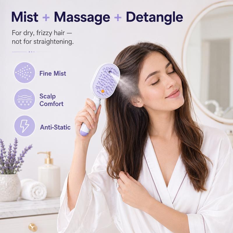 Electric Spray Air Cushion Massage Comb,