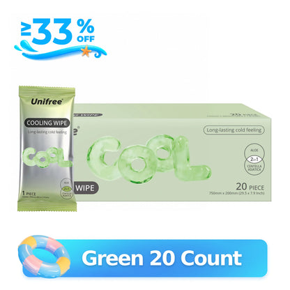 Unifree Cooling Towels & XL Menthol Cooling Wipes