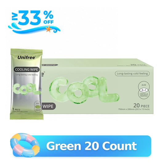 Unifree Cooling Towels & XL Menthol Cooling Wipes (20)