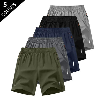 Men's 5-Pack Quick-Dry Athletic Shorts