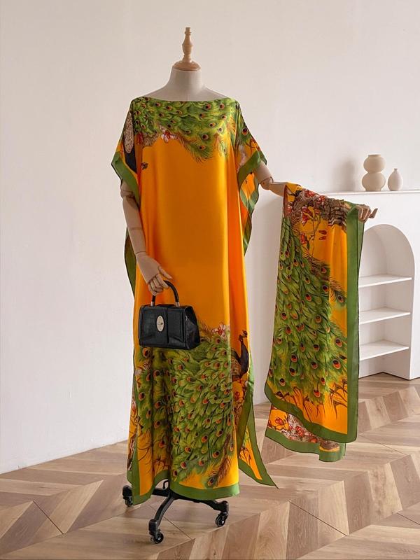 Moomoo + Scarf Set - Floral, Butterfly, Peacock