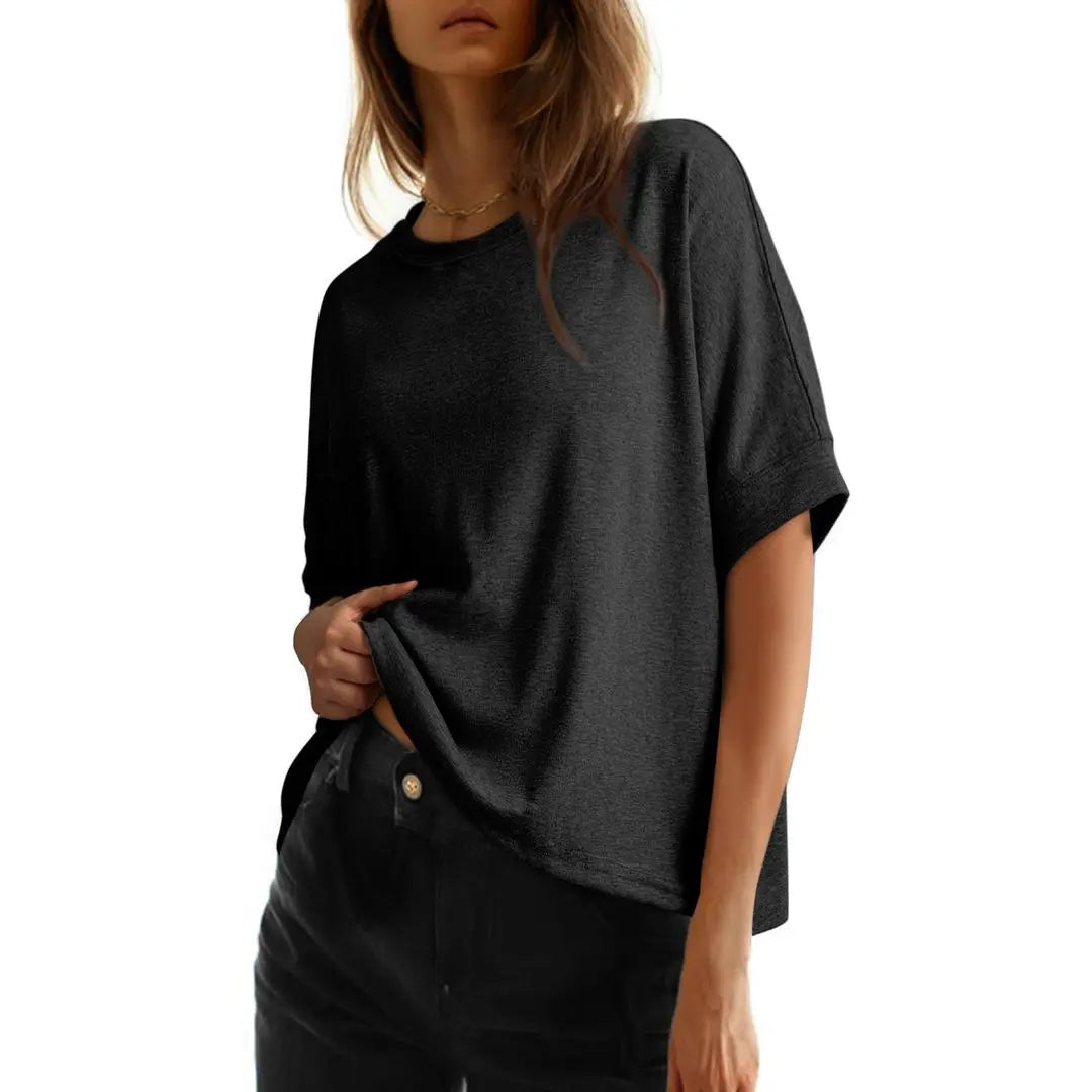 Dokotoo Women's Top Loose Oversized Basic Tee [2 Pack]