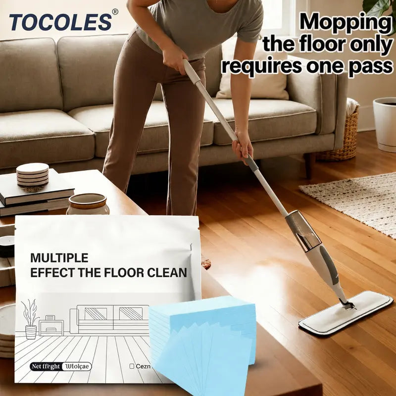 100 Piece Floor Cleaning Tablets Multi-Surface Cleaner for Hardwood Laminate Tile
