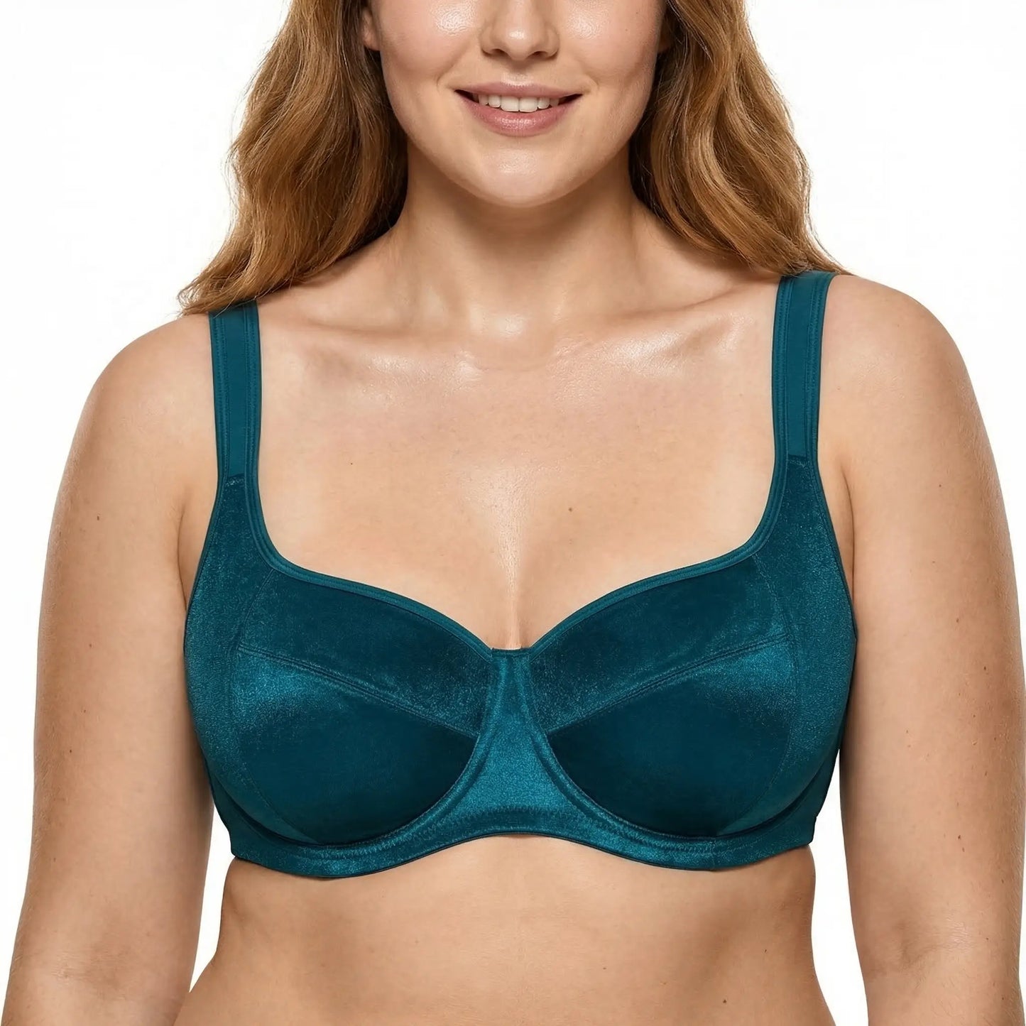 Starry Night Plus Size Glass-Shimmer Fabric Mesh