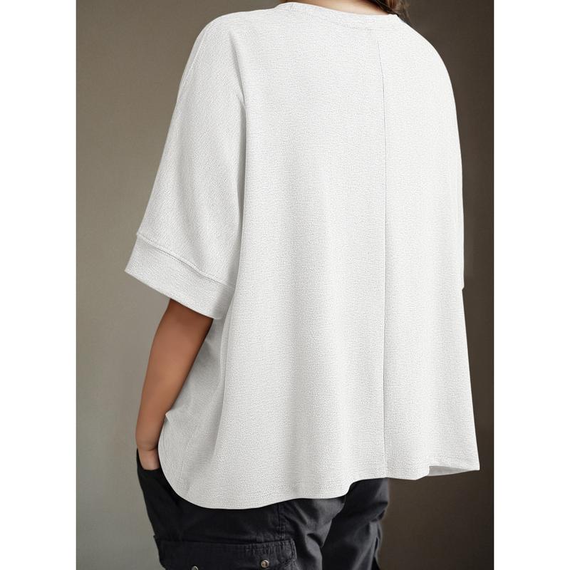 Dokotoo Women's Top Loose Oversized Basic Tee [2 Pack]