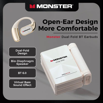 Monster Ear Buds - with Zero‑Gravity Titanium Ear‑Hook Design.