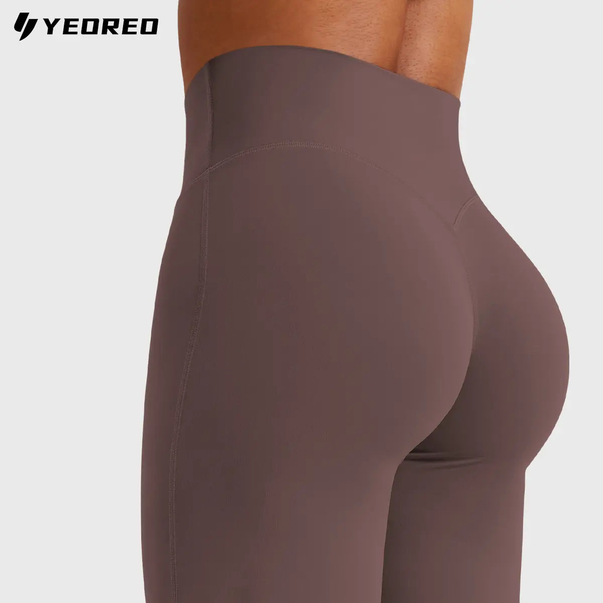 YEOREO Eddiy Leggings High-Waist Straight-Leg No Front Seam Buttery Soft Gym Yoga Pants