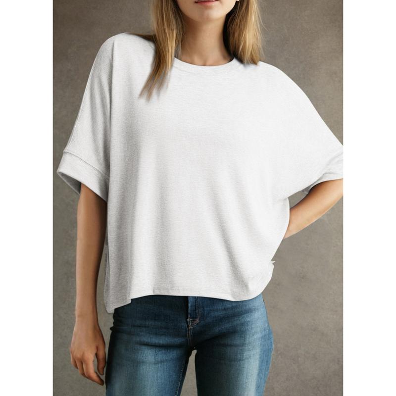Dokotoo Women's Top Loose Oversized Basic Tee [2 Pack]
