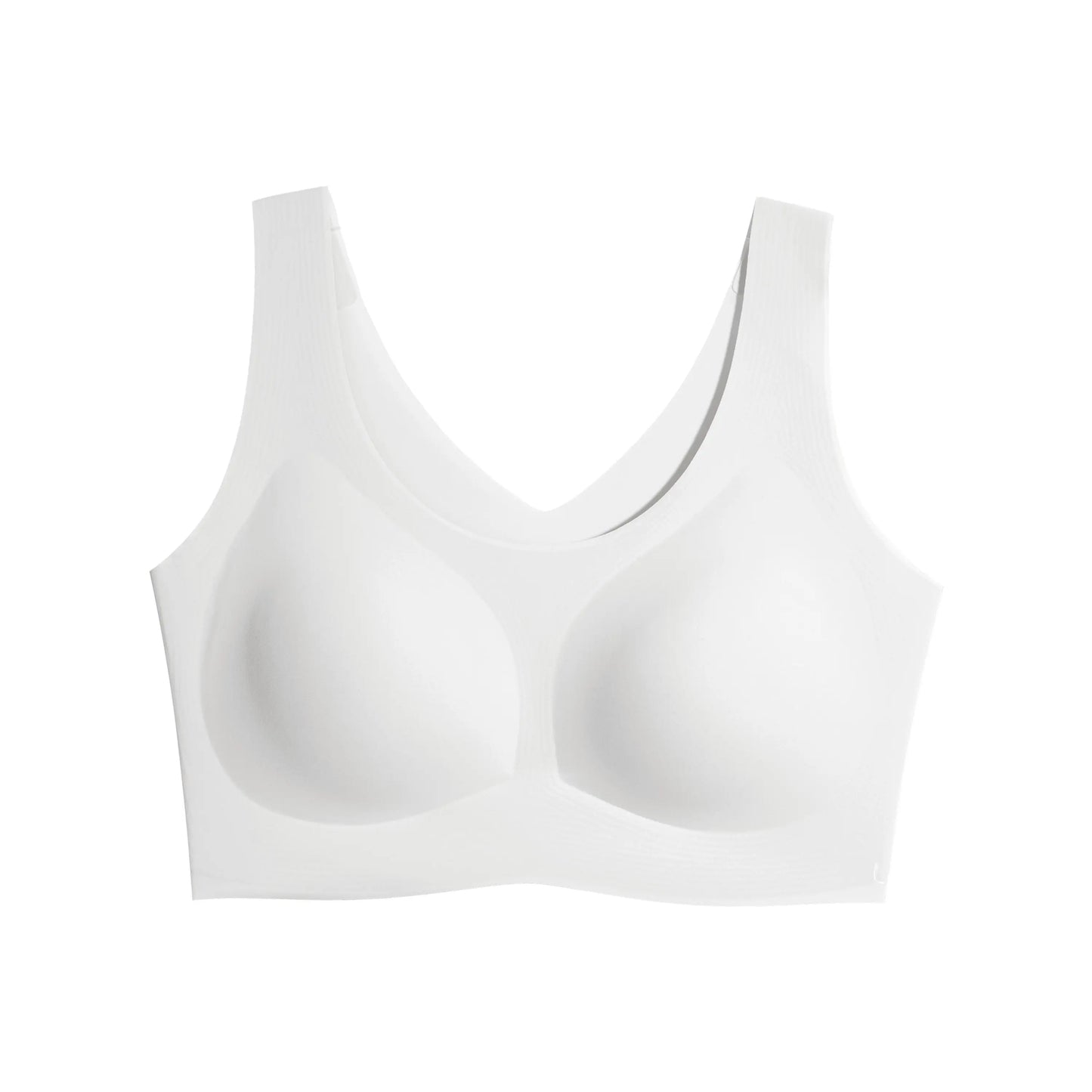 Full Coverage Wireless Bralette Widen Straps Side