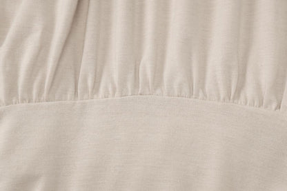 Women's Sheer Ruched Casual Party Dress, Off-The-Shoulder Long Sleeve Fit Women's Mini Dress
