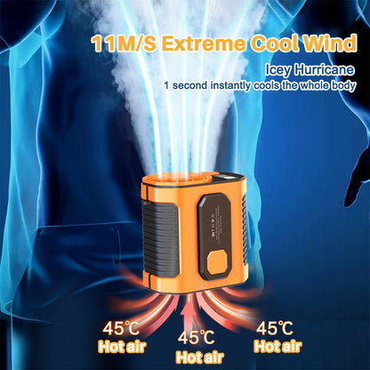 Portable Waist Clip Fan, 5000 mAh Cool Clip Fan Under Shirt,