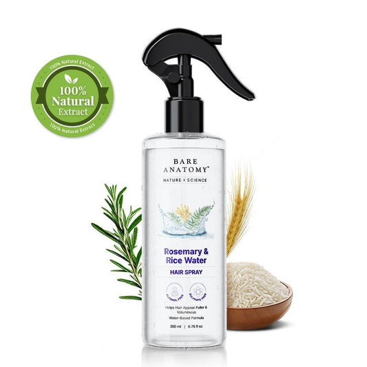 Nature x Science Rosemary Water with Rice Water |100% Natural Extract |