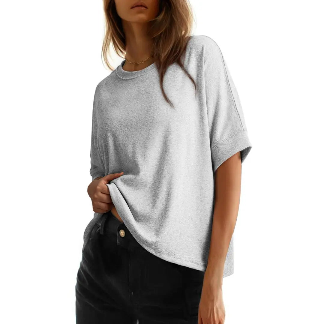 Dokotoo Women's Top Loose Oversized Basic Tee [2 Pack]