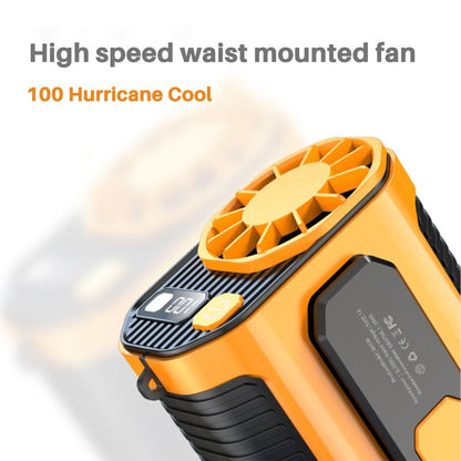 Portable Waist Clip Fan, 5000 mAh Cool Clip Fan Under Shirt,