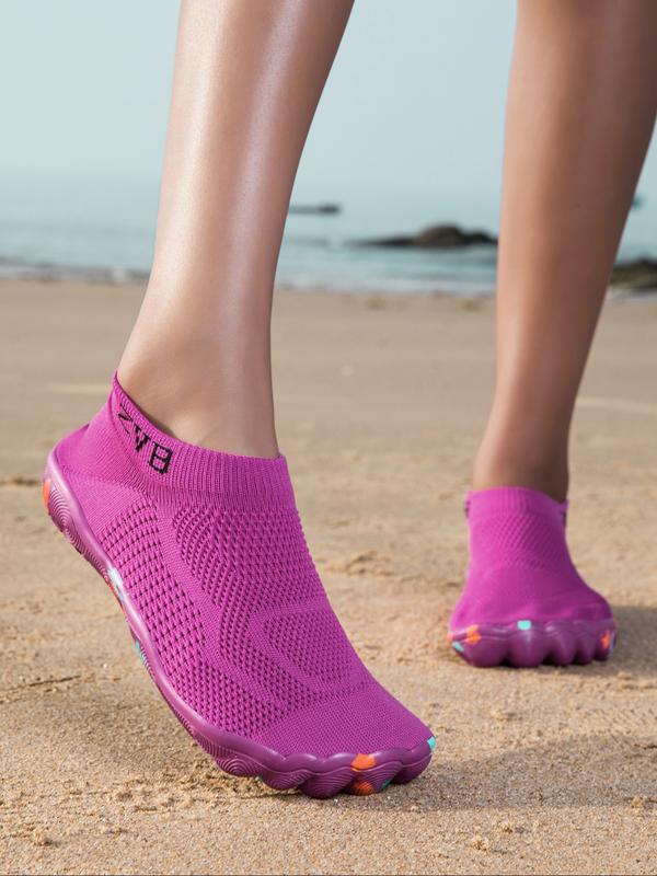 Women's Breathable Water Shoes with Polyester Upper and EVA Sole