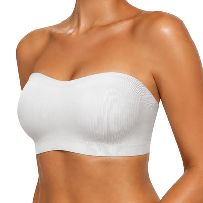 Stay Put Bandeau Bra, Strapless Bra Wireless Seamless Comfort Day
