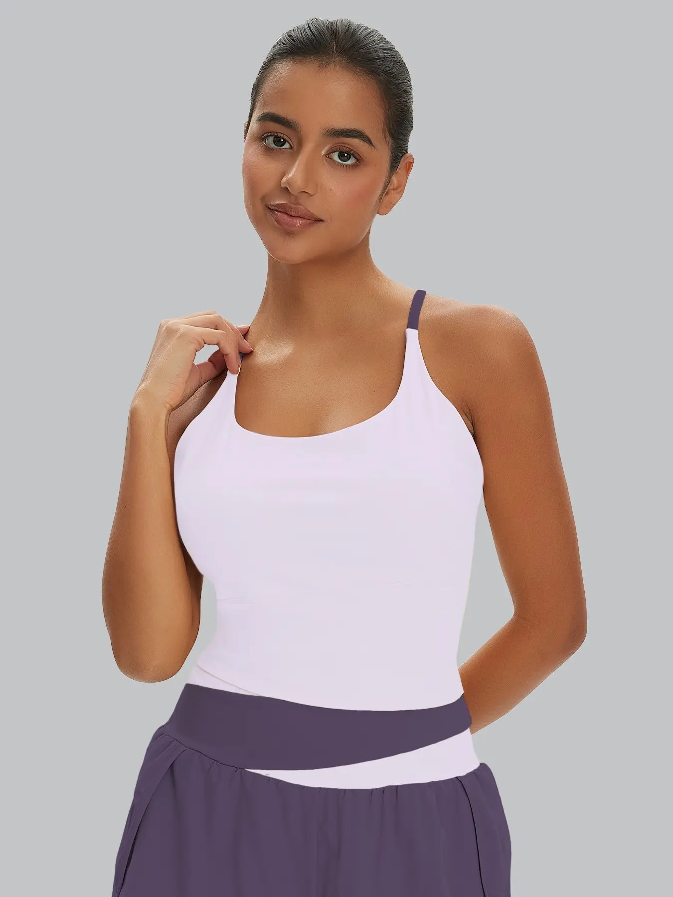 Women's Plain Criss Cross Sports Bra (2 Pack)