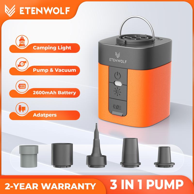 Portable Mini Air Pump for Air Mattress & Pool Floats,