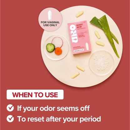 Boric Acid Vaginal Suppository