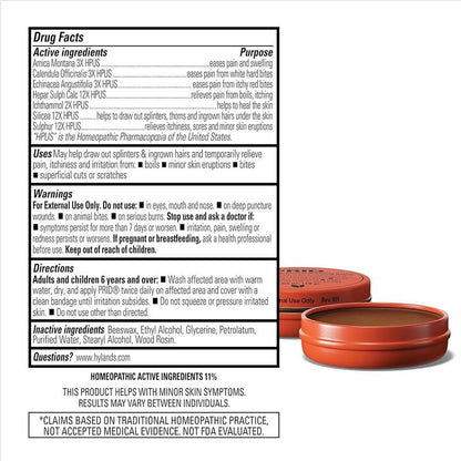 Drawing Salve - Topical Pain Relief Treatment for Minor Cuts, Boils, and Redness