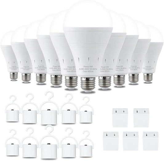 Rechargeable Emergency Light Bulbs Battery Powered LED