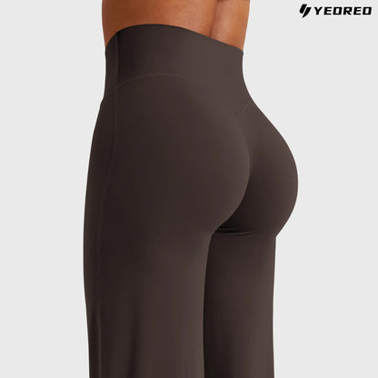 YEOREO Eddiy Leggings High-Waist Straight-Leg No Front Seam Buttery Soft Gym Yoga Pants
