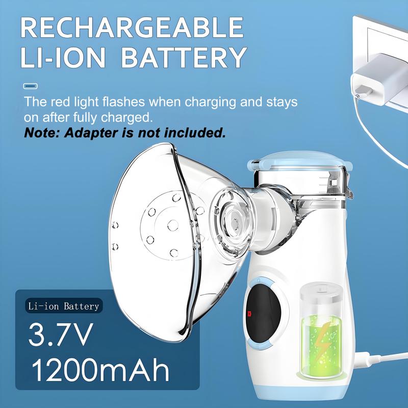 Mesh Nebulizer, Portable Nebulizer with Intuitive LED Interface