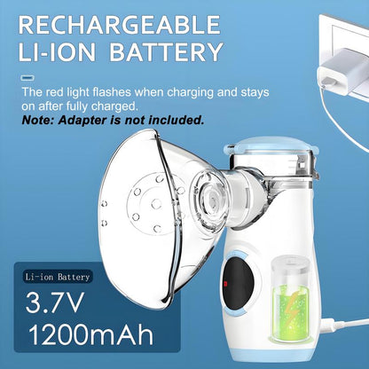 Mesh Nebulizer, Portable Nebulizer with Intuitive LED Interface
