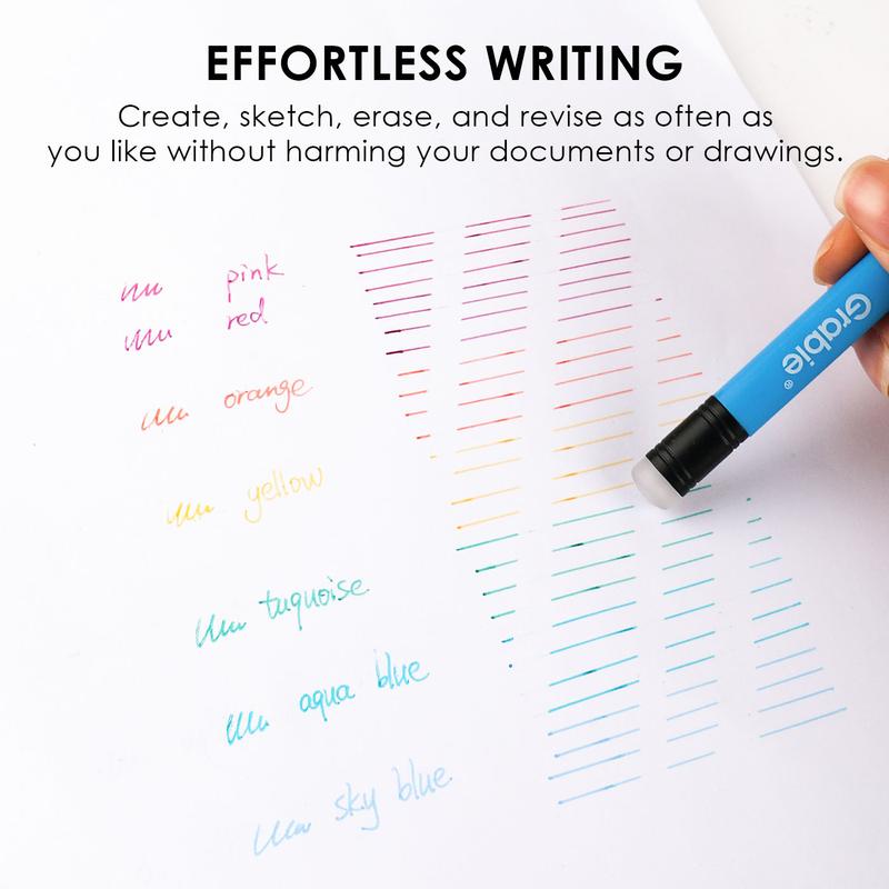 Erasable Gel Pen Set Medium Point Pens with Eraser